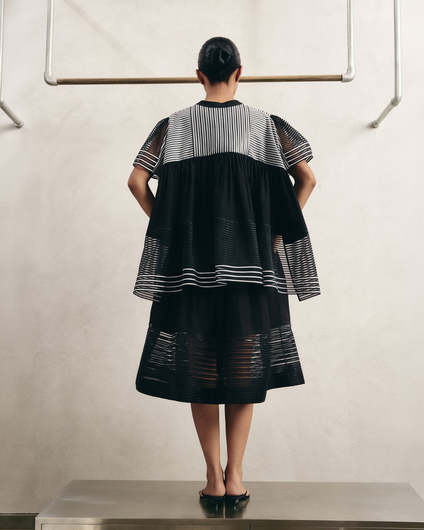 Sheer Ruffle Wrap