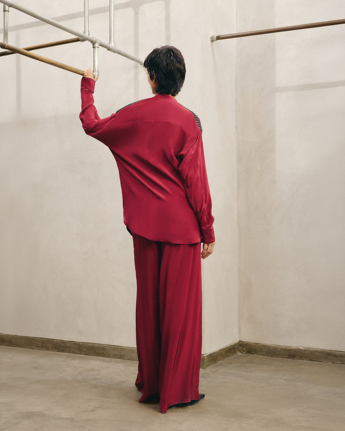 Flowing Wide Leg Trousers