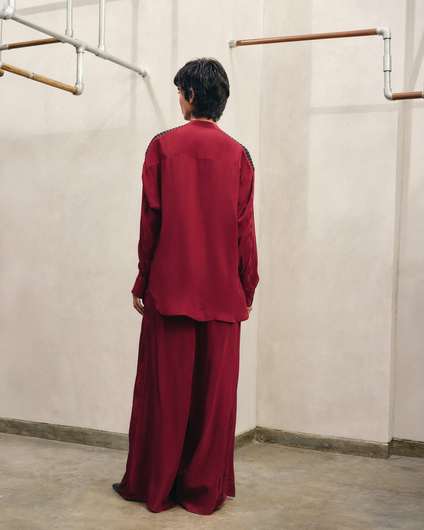Front Detail Flowing Shirt