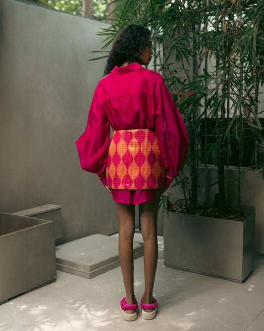 Oversized Shirt With Voluminous Sleeves