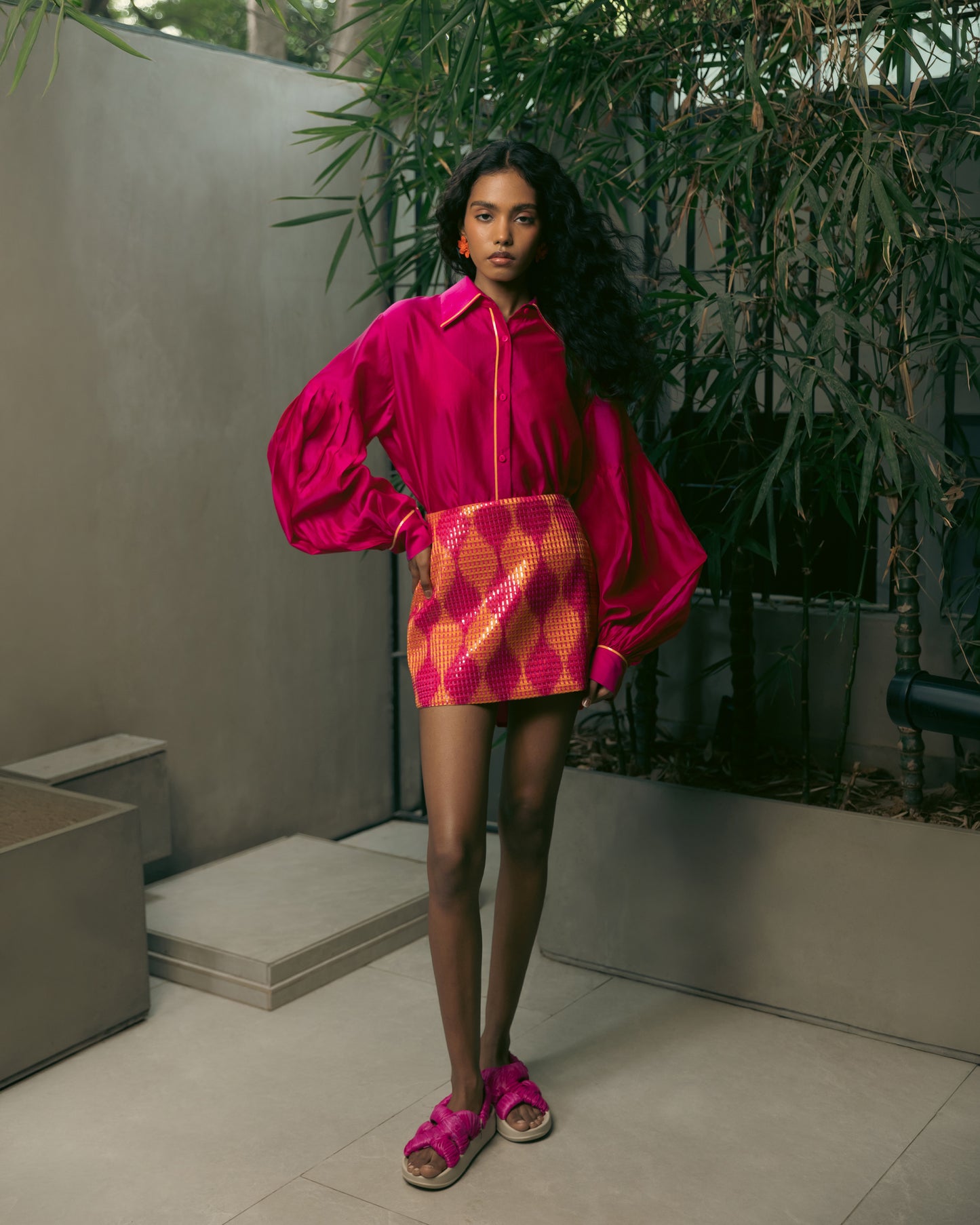 Oversized Shirt With Voluminous Sleeves