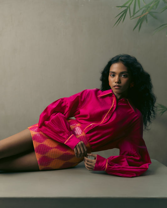 Oversized Shirt With Voluminous Sleeves