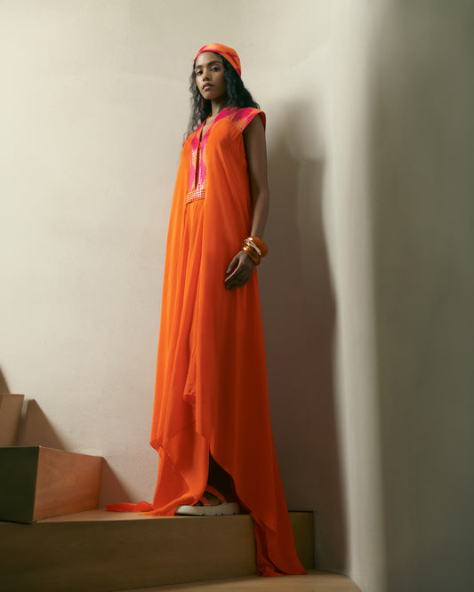 Asymmetrical Hem Dress