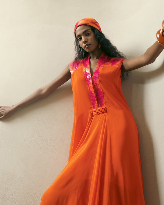 Asymmetrical Hem Dress