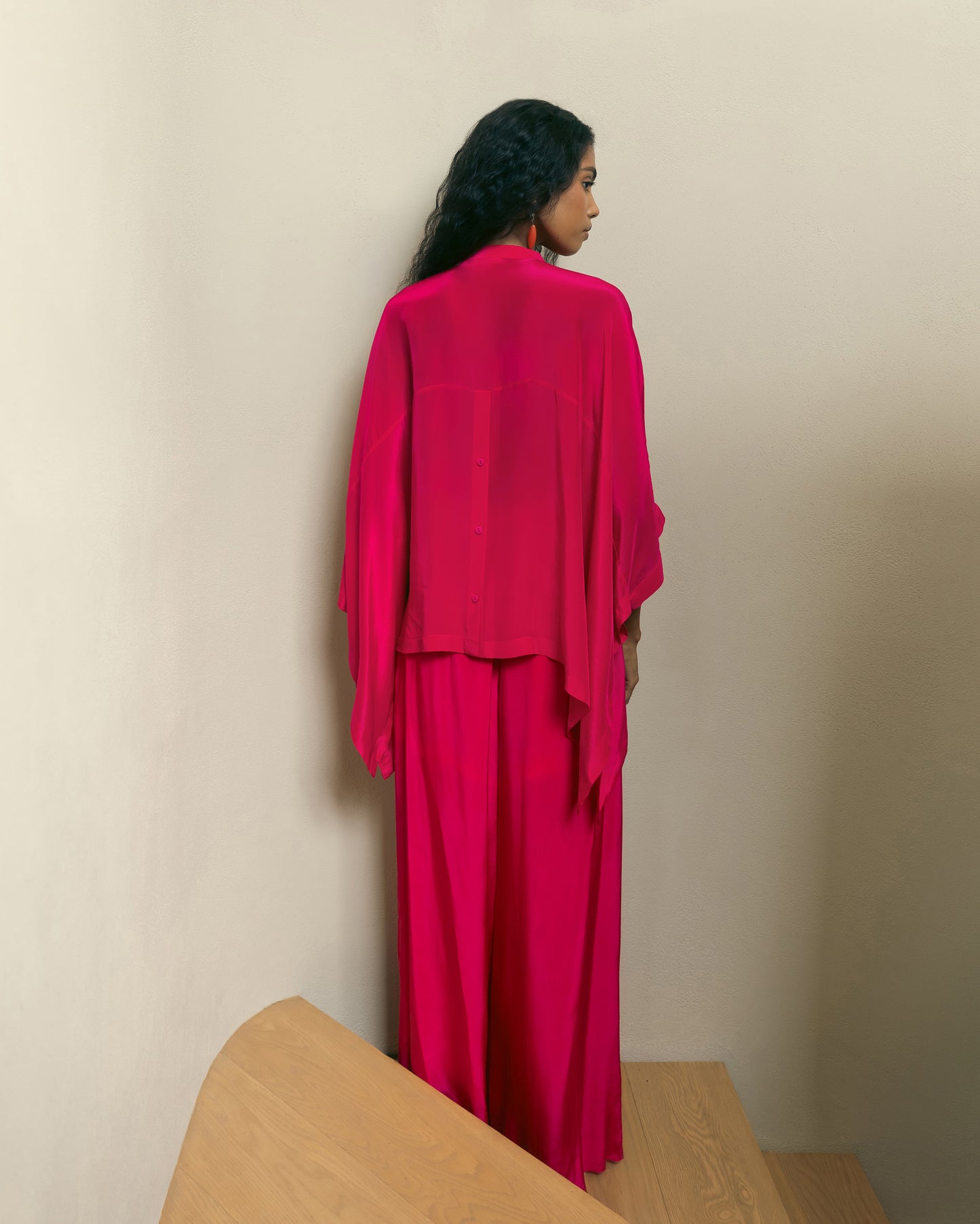 Flowing Wide Leg Trousers