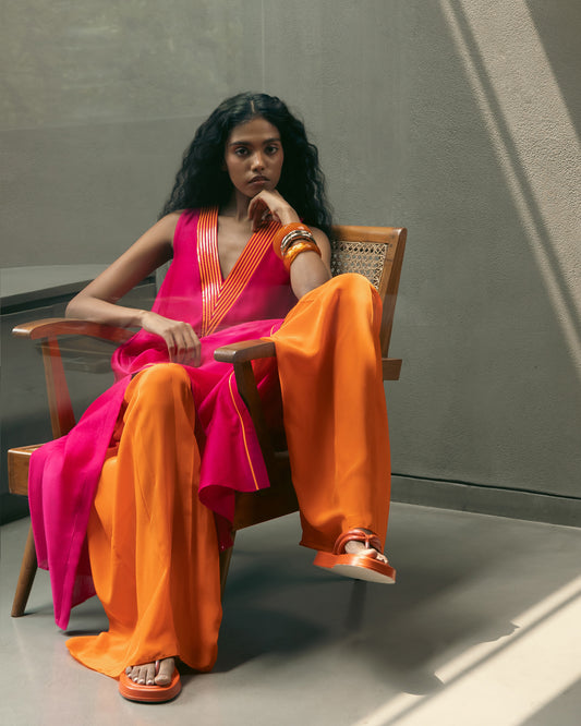 Flowing Wide Leg Trousers