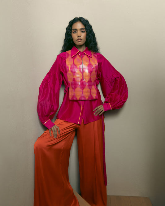 Oversized Shirt With Voluminous Sleeves