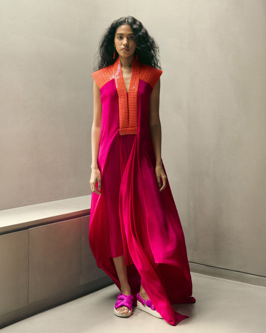 Asymmetrical Hem Dress