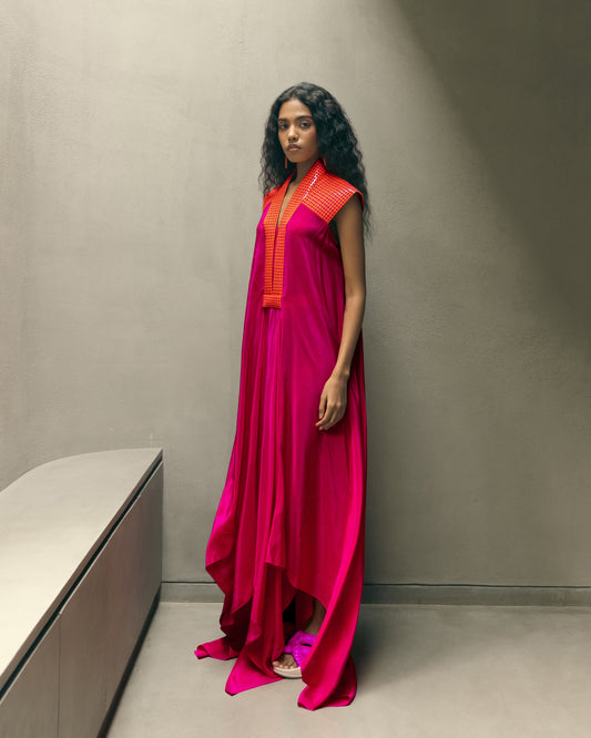 Asymmetrical Hem Dress