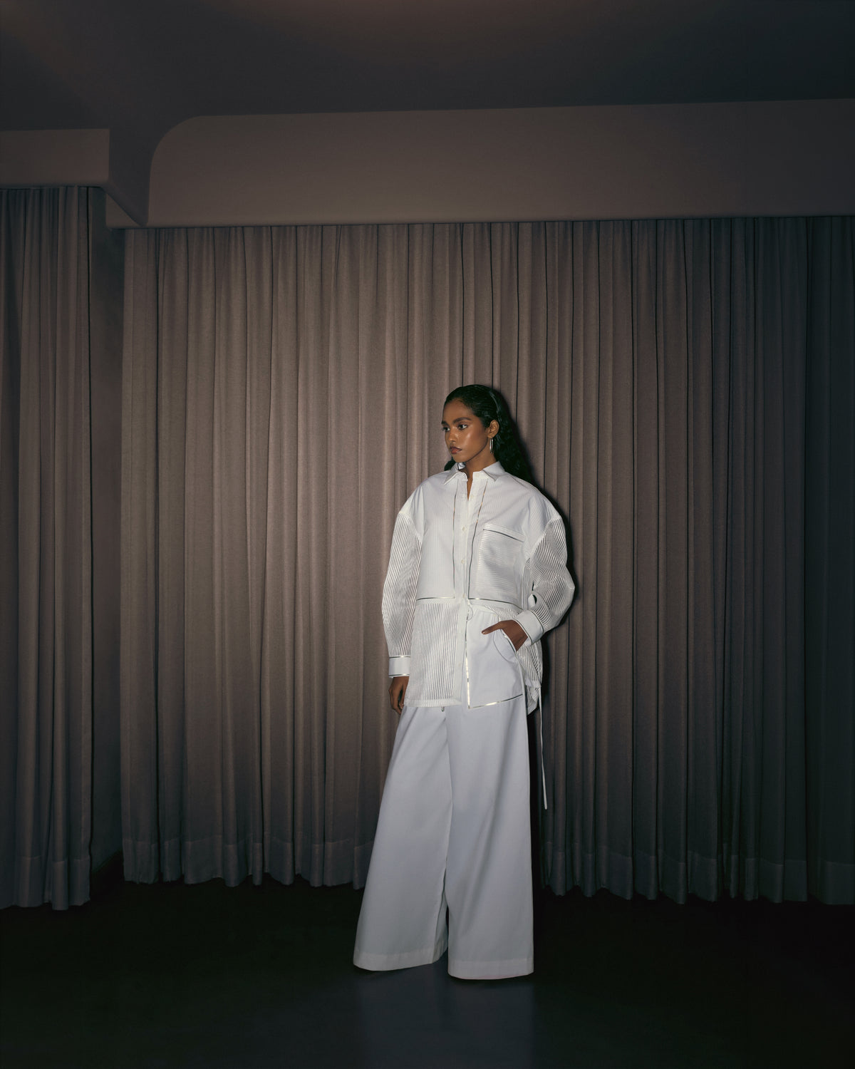 Oversized Sheer Shirt