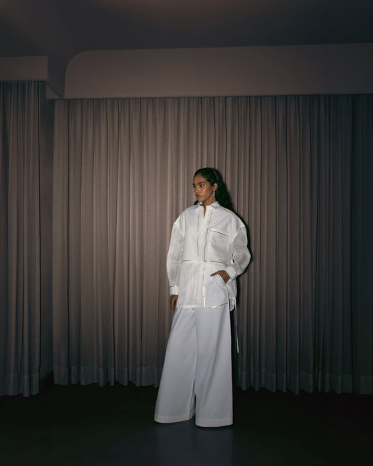Oversized Sheer Shirt