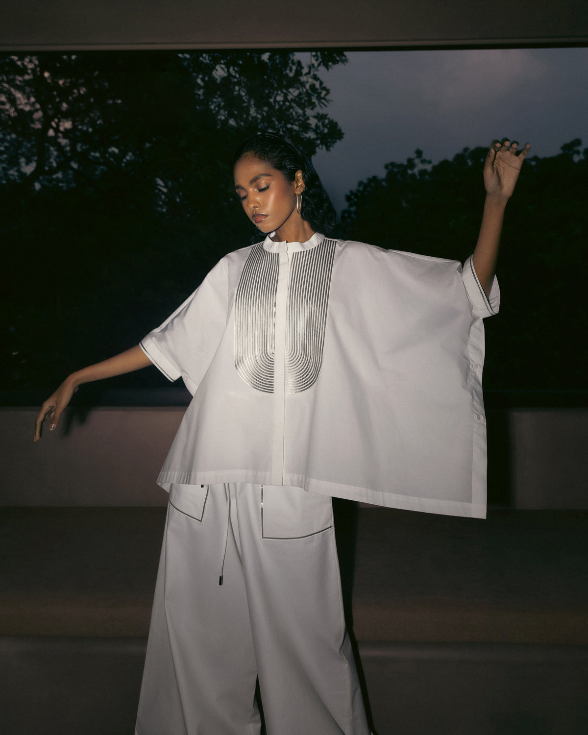 Front Detail Kaftan Top