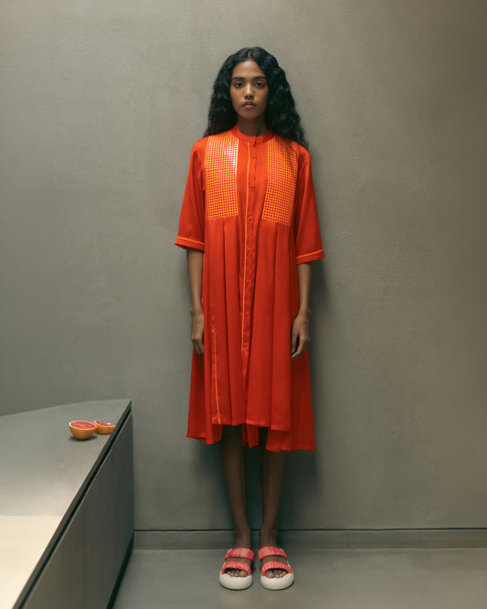 Front Detail Shirt Dress