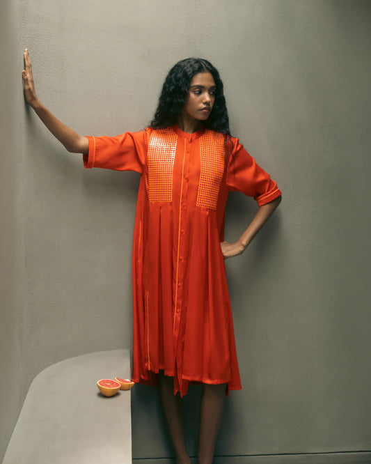 Front Detail Shirt Dress