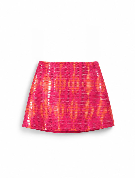 Woven Mini Skirt