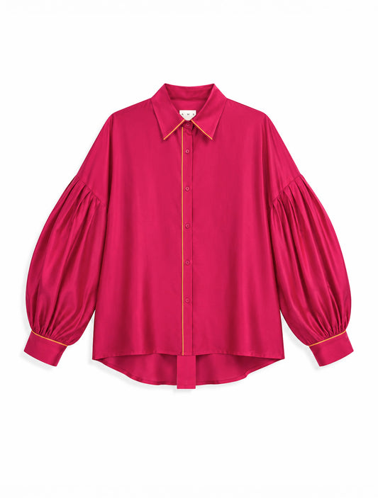 Oversized Shirt With Voluminous Sleeves