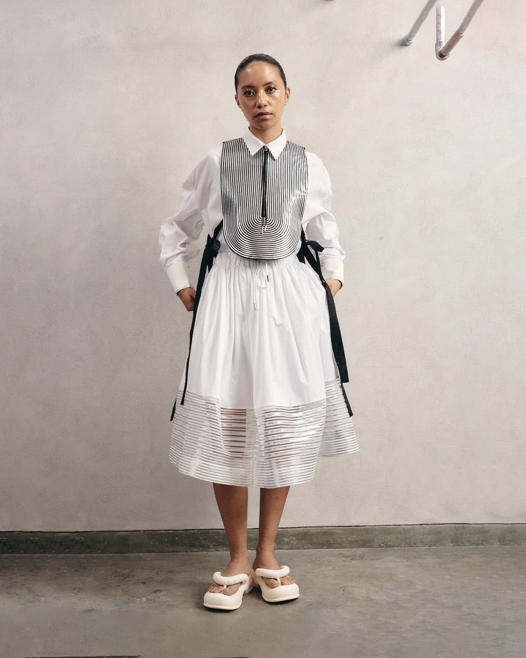 Contrast Classic Skirt