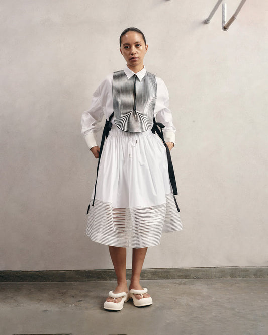 Contrast Classic Skirt