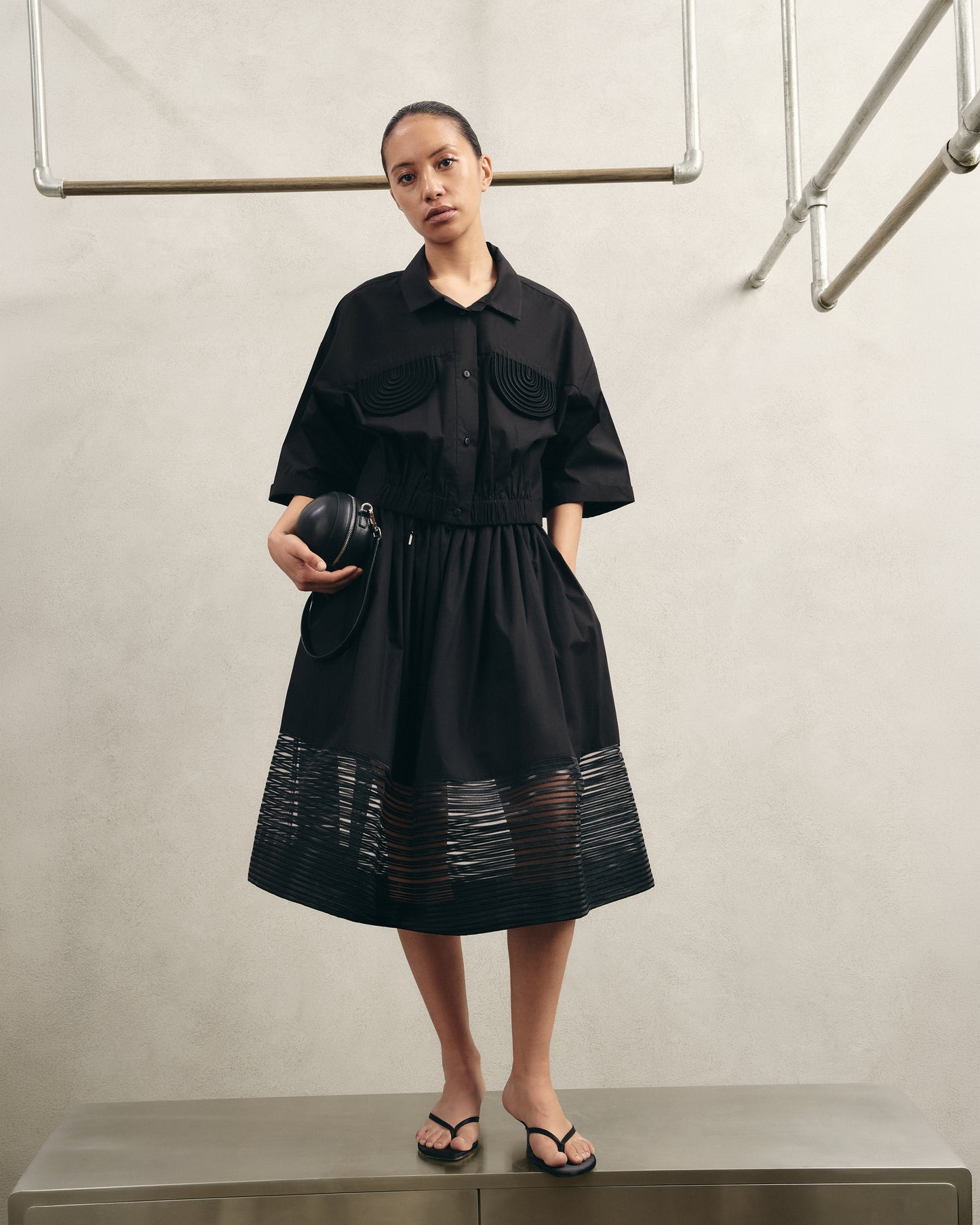 Contrast Classic Skirt