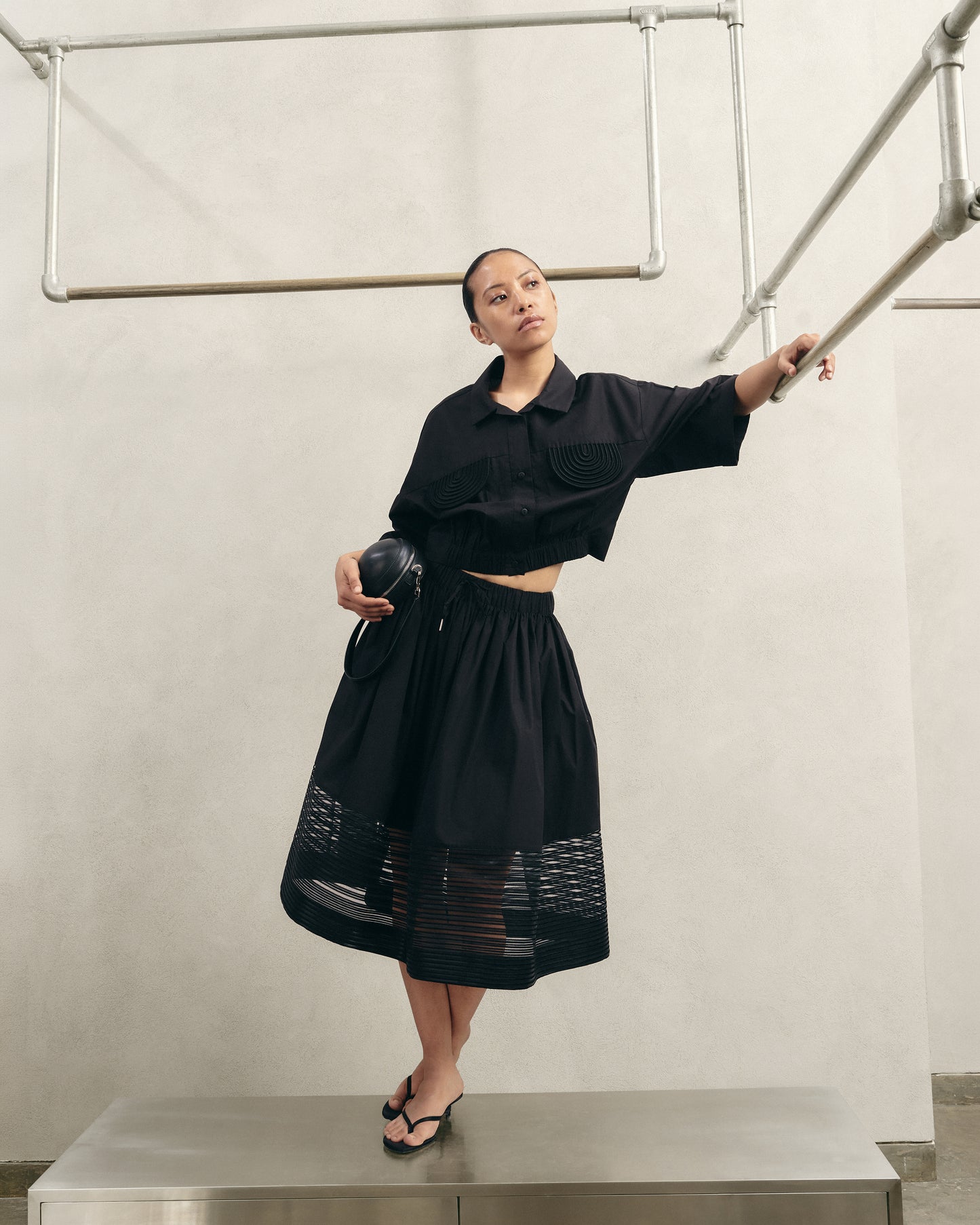 Contrast Classic Skirt