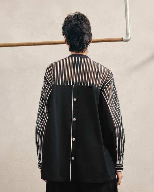 Sheer Longline Top