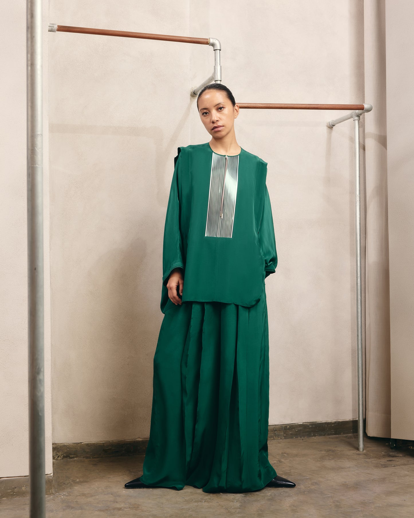 Front Detail Flowing Shirt