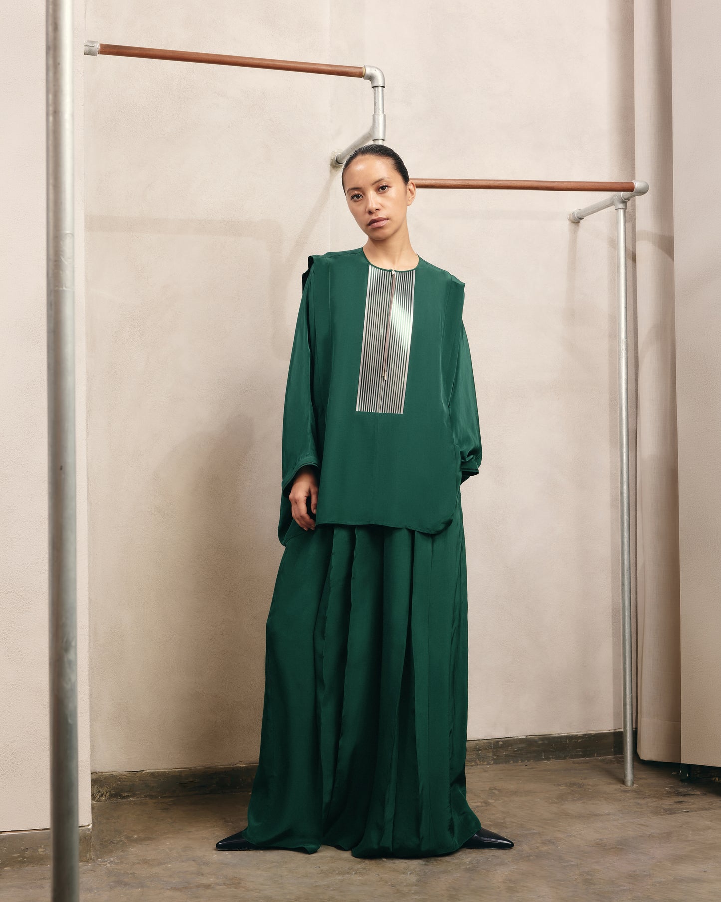 Front Detail Flowing Shirt