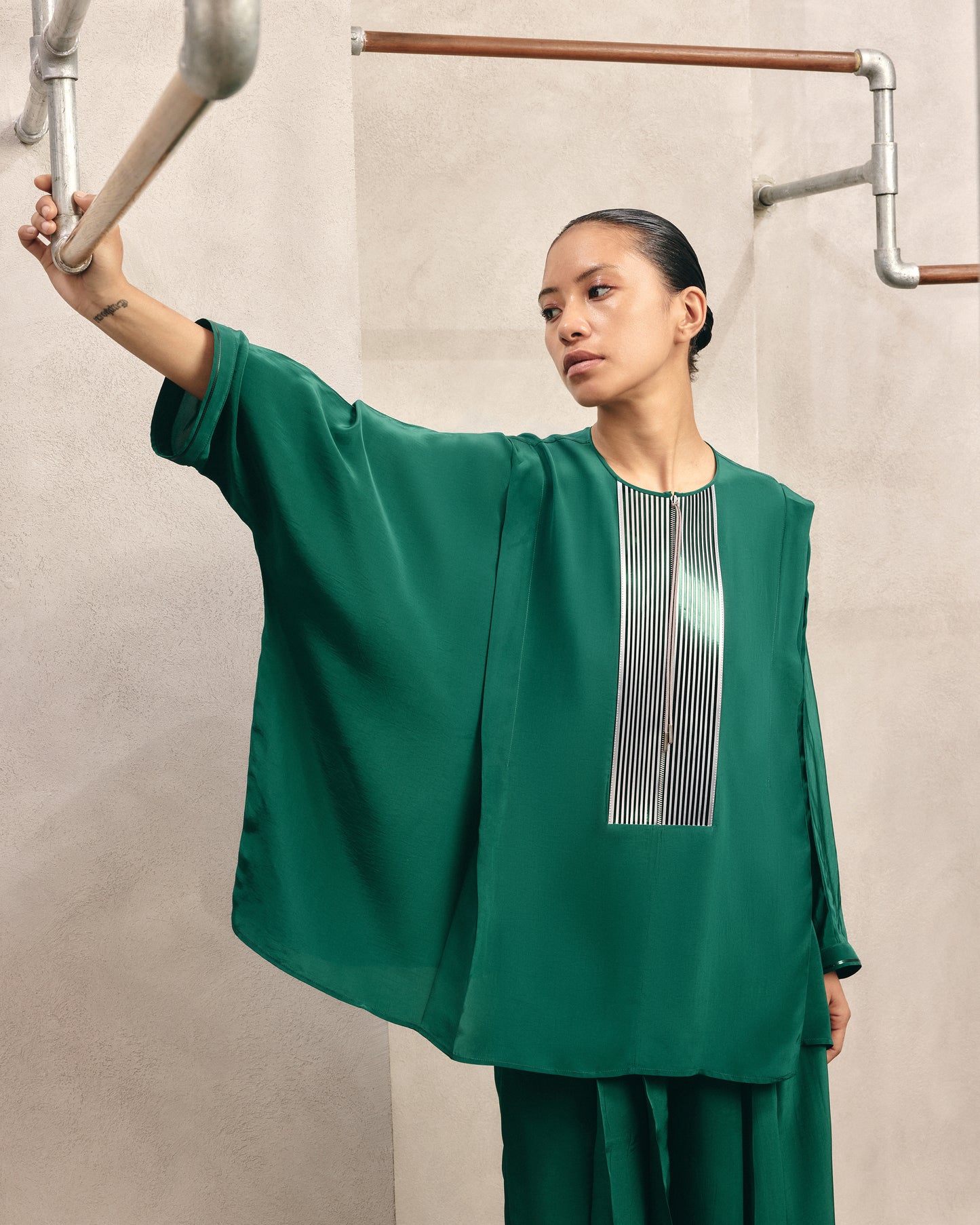 Front Detail Flowing Shirt