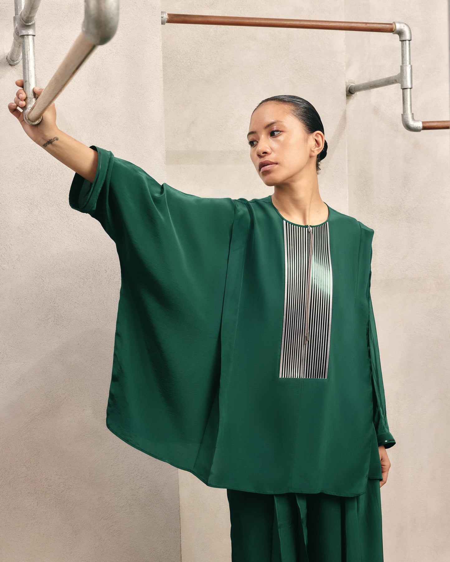 Front Detail Flowing Shirt