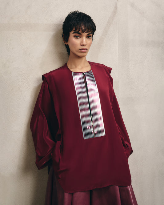 Front Detail Flowing Shirt