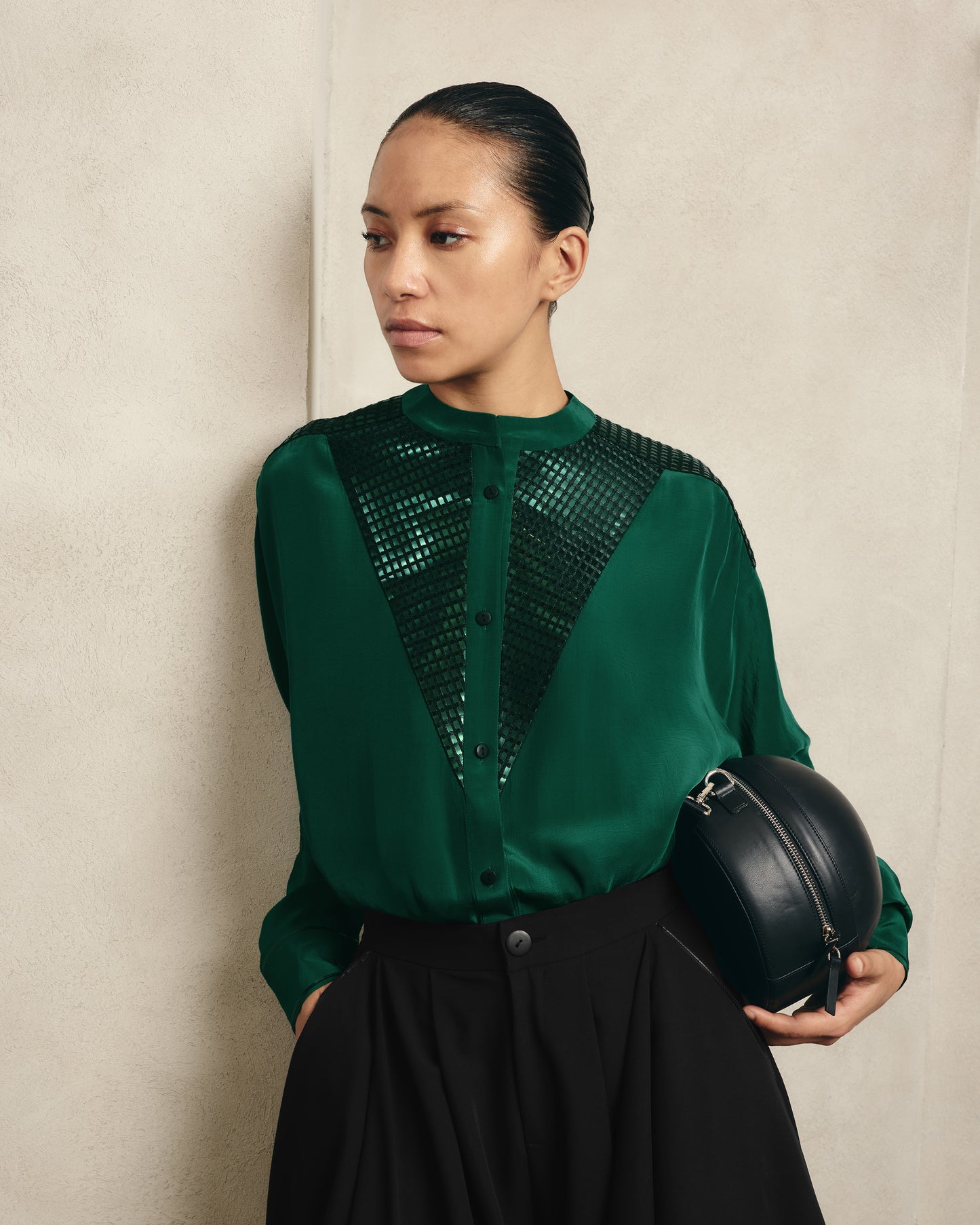 Front Detail Flowing Shirt