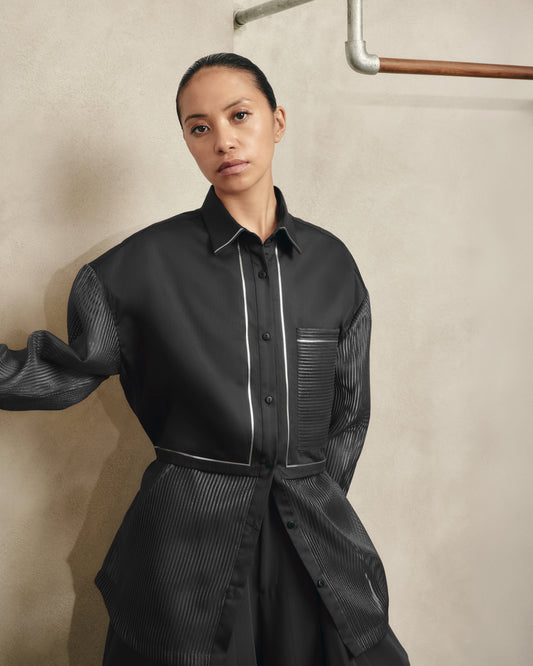 Oversized Sheer Shirt