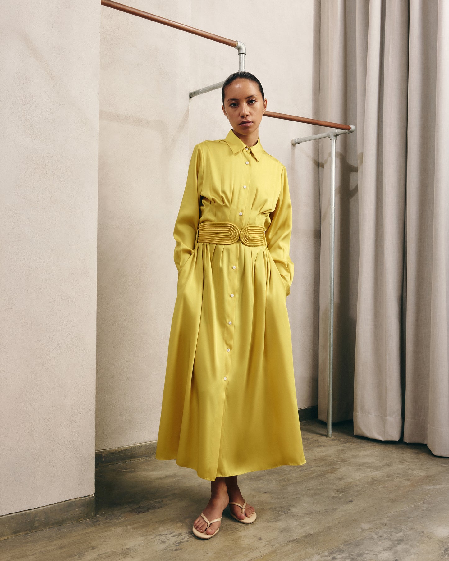 Midi Shirt Dress