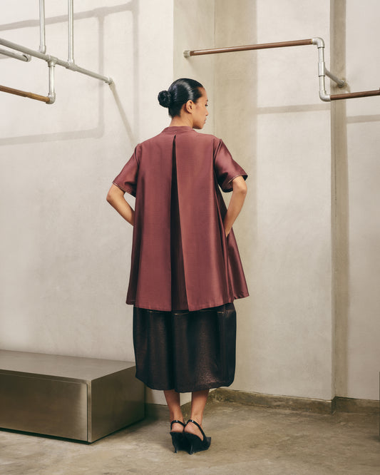 Contrast Lurex Shorts