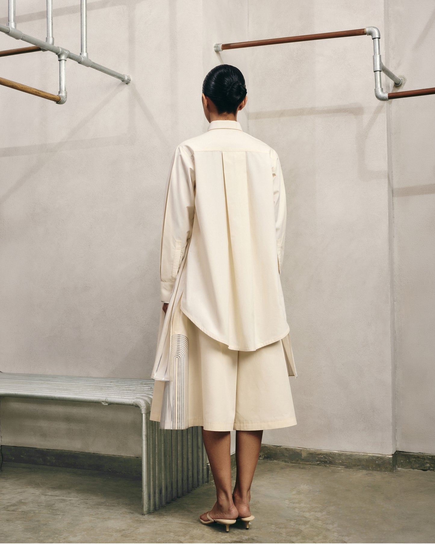 Asymmetric Shirt Dress