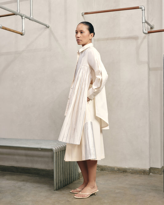 Asymmetric Shirt Dress